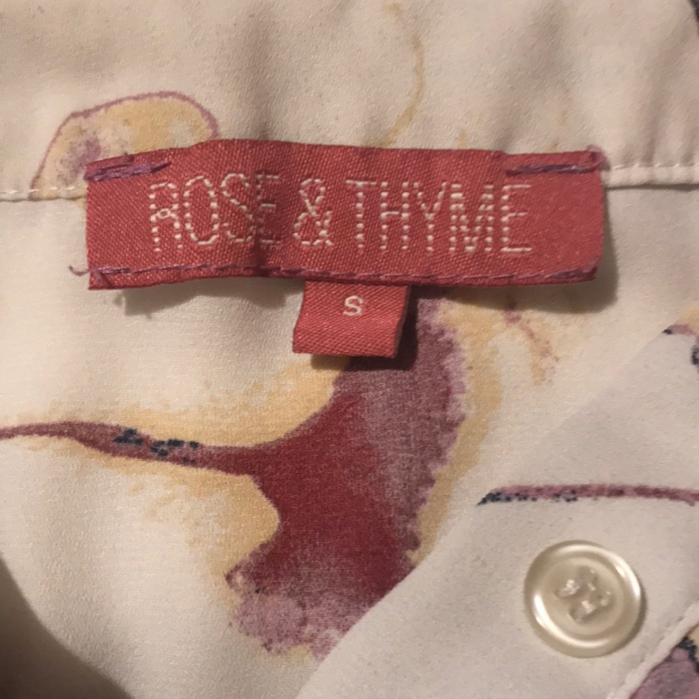 Rose & Thyme dress top
